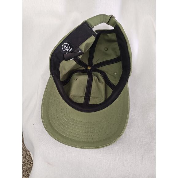 Volcom Stone Company Adjustable Hat Cap Green Skateboarding Men's Strapback - Picture 5 of 8